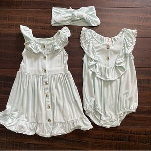 Kate Quinn Blue Mist Bamboo Dress Bundle